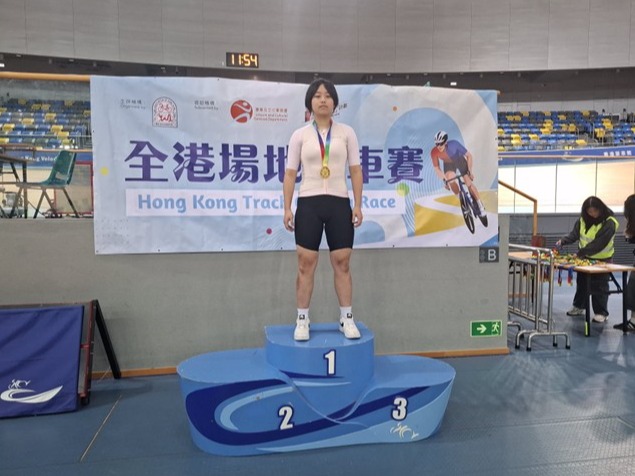 Champion in 2025-2026 Hong Kong Track Cycling Race